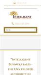 Mobile Screenshot of intelligentbusinesssales.co.uk