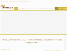 Tablet Screenshot of intelligentbusinesssales.co.uk